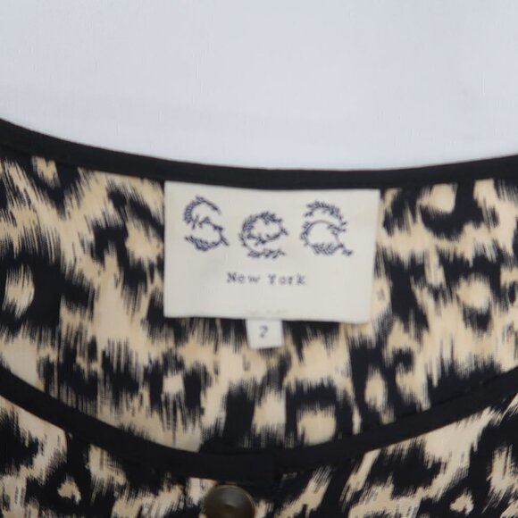 Sea New York Silk Leopard Print Mini Dress - Picture 5 of 9
